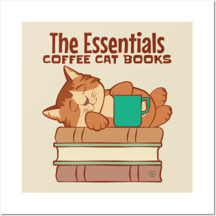 Coffee Cat Books Posters and Art